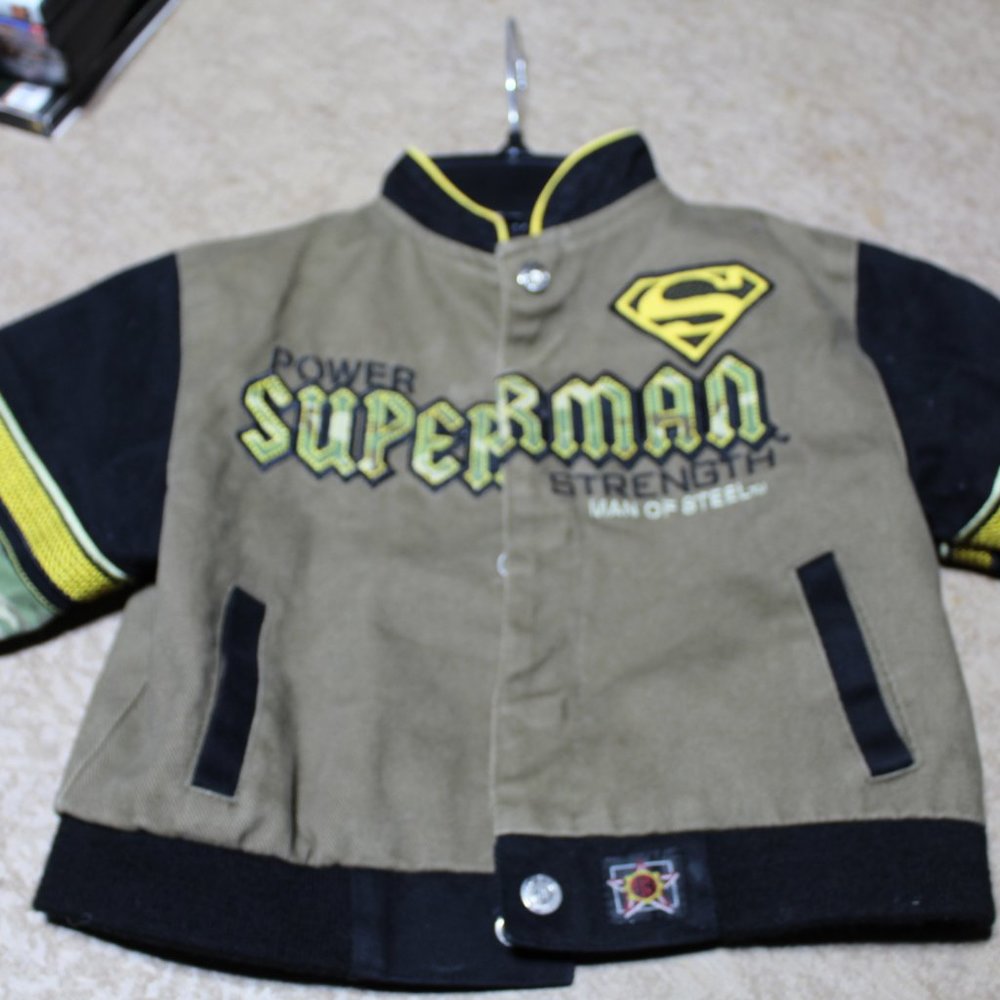 Superman JH Design 3T Toddler DC Comics Power Superman Strength Jacket